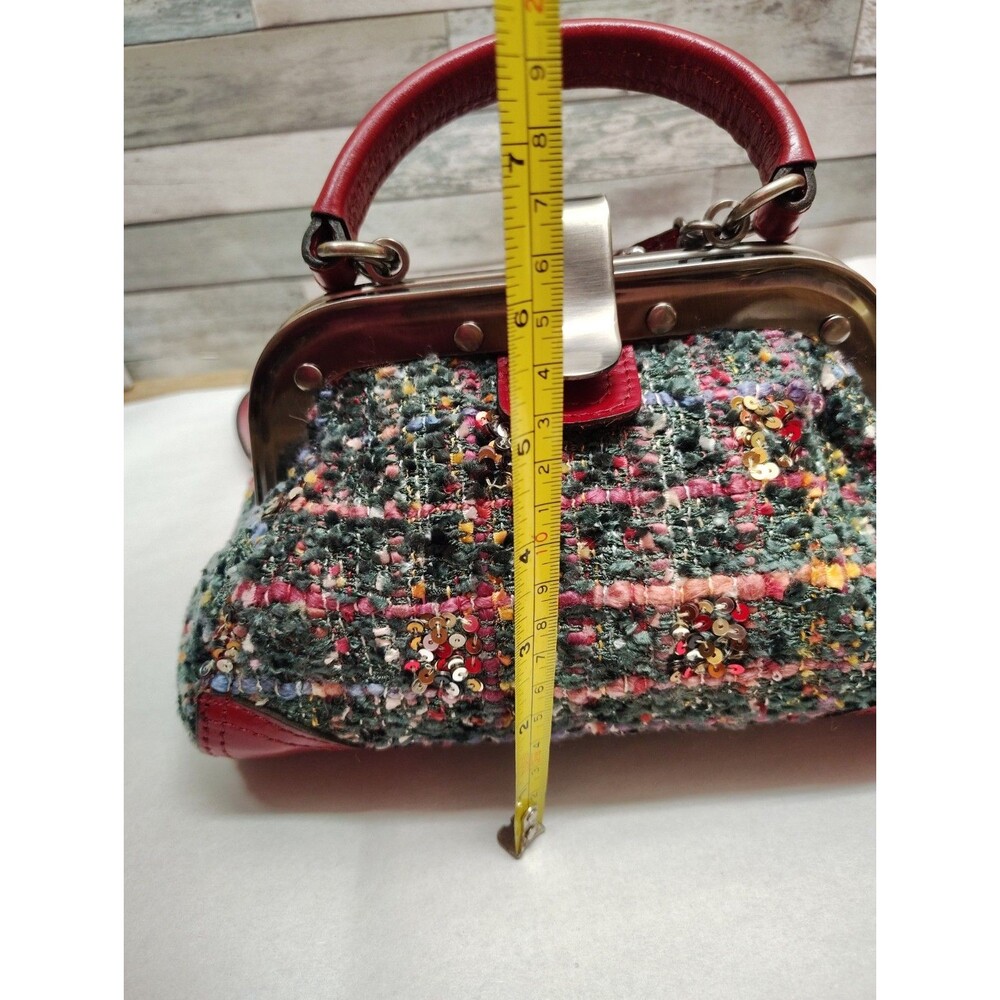 Patricia Nash Conselice Boucle Small Frame Crossbody Lava - Picture 15 of 16